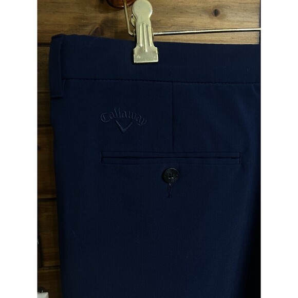Callaway Shorts Mens 38 Navy Blue Golf Performance Used Excellent Condition - Picture 5 of 8